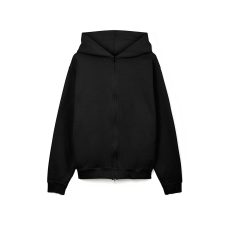 Premium garment dyed Oversized blank Zipper Hoodie in 500gsm Cotton Fleece / French Terry